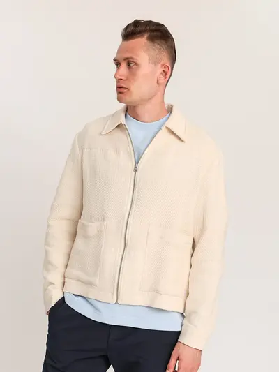 Куртка из фактурного органического хлопка MANTECO®